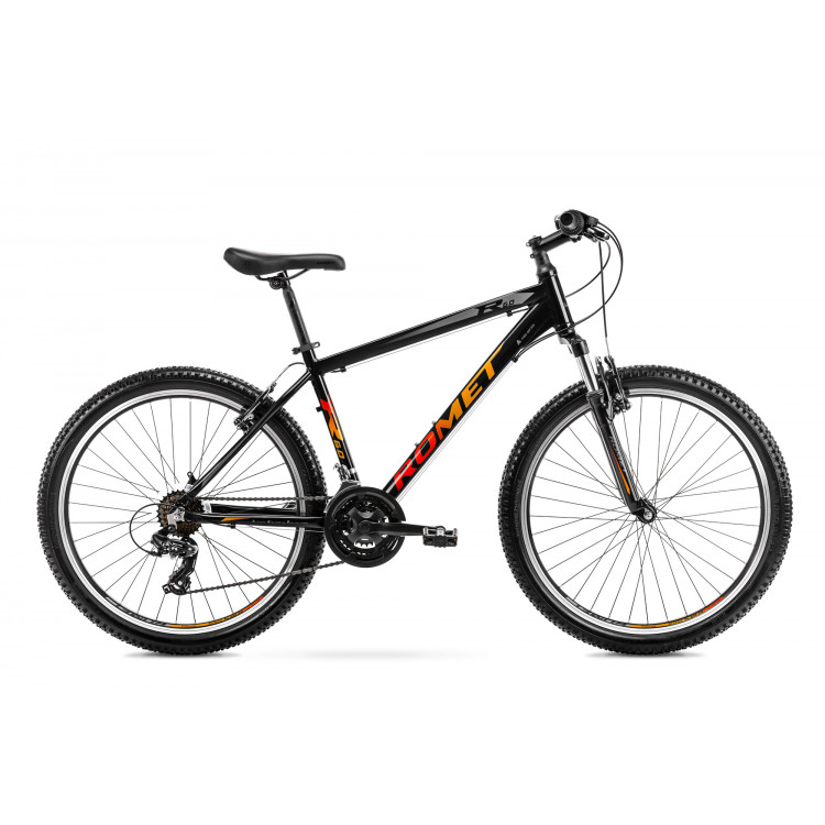 Horský bicykel ROMET RAMBLER R6.0 2024 L Čierno-oranžovo-červená